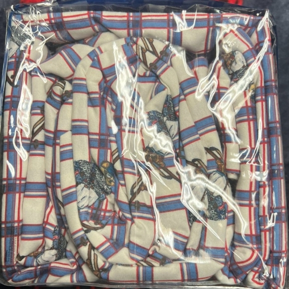 Brand new Ralph Lauren Polo bear KING SKI FLANNEL sheet set - Picture 3 of 4